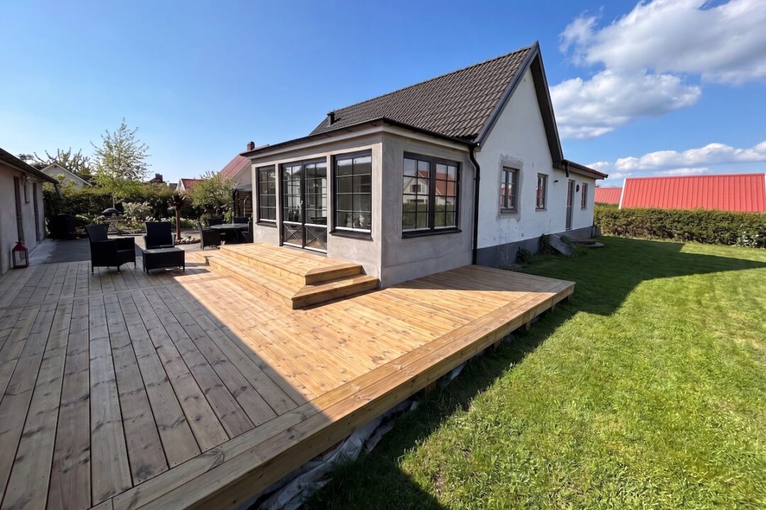 Tillbyggnad veranda
